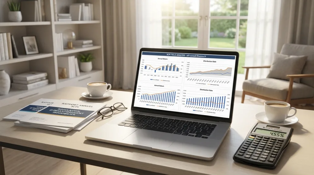 calculez et simulez facilement le rendement de votre scpi avec atf-conseil-finance.fr, votre expert en investissement immobilier.