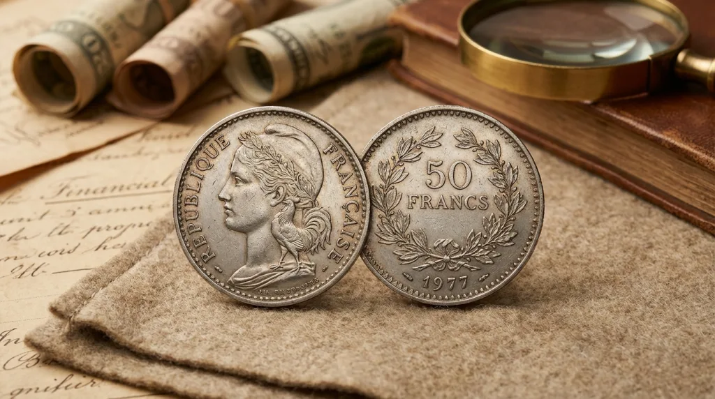 découvrez l'estimation de la pièce 50 francs 1977 et les facteurs qui influencent sa valeur sur le marché numismatique.